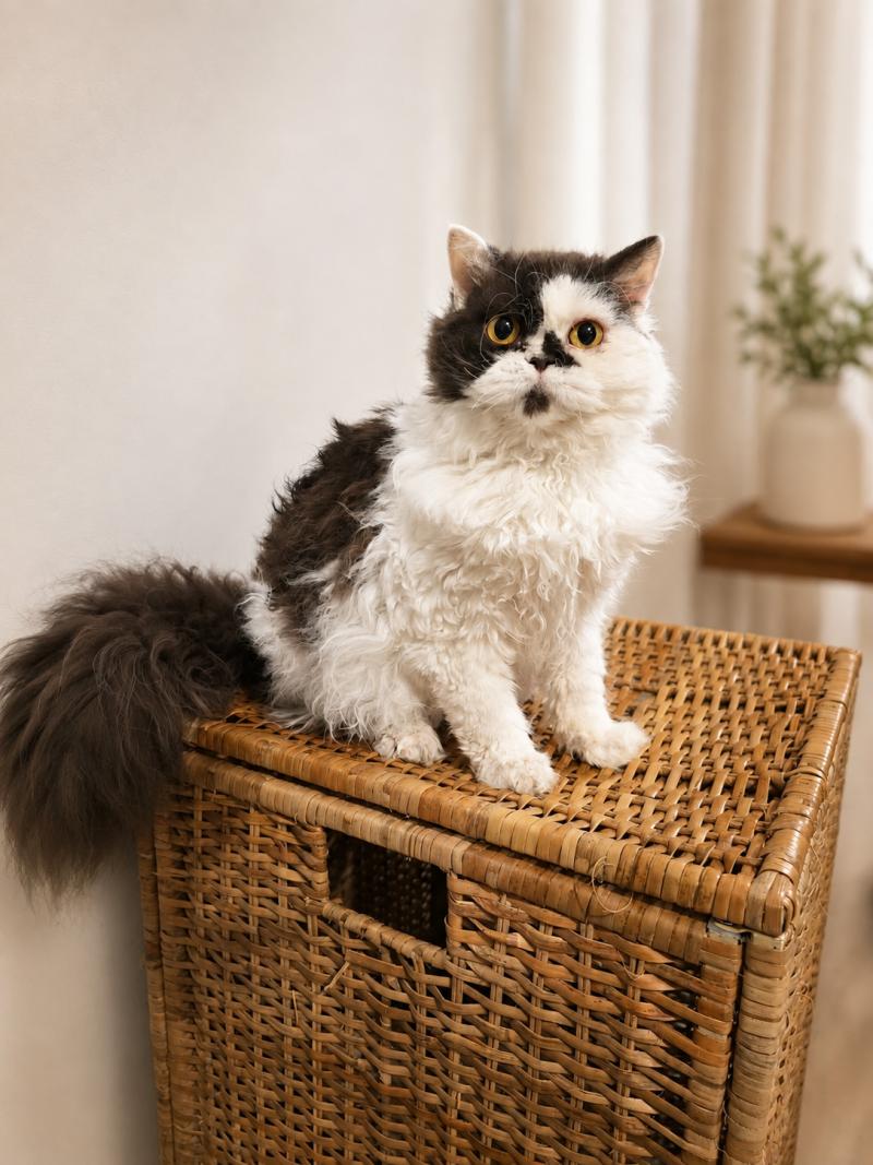 Ariane Femelle Selkirk Rex Longhair